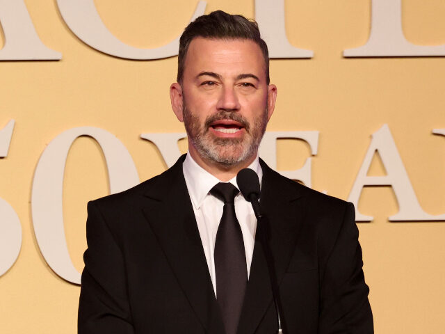 BEVERLY HILLS, CALIFORNIA - MAY 20: Jimmy Kimmel speaks onstage during the Alliance for Wo