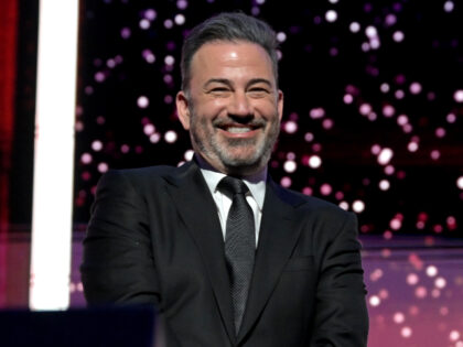 LAS VEGAS, NEVADA - FEBRUARY 22: Jimmy Kimmel speaks onstage as Keep Memory Alive hosts st