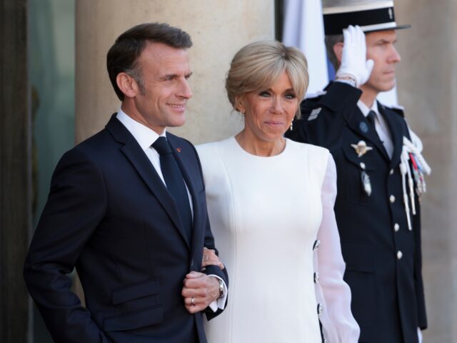 PARIS, FRANCE - JUNE 8: President of France Emmanuel Macron and Brigitte Macron attend a S