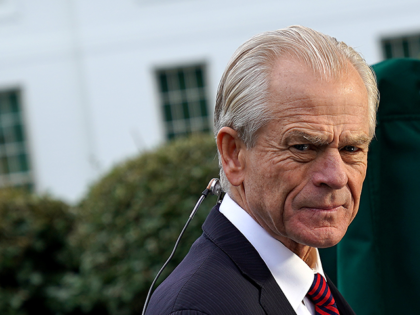 White House National Trade Council Director Peter Navarro is interviewed by Fox Business N