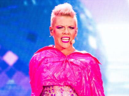 ATLANTA, GEORGIA - SEPTEMBER 15: P!NK performs on day one of Music Midtown at Piedmont Par