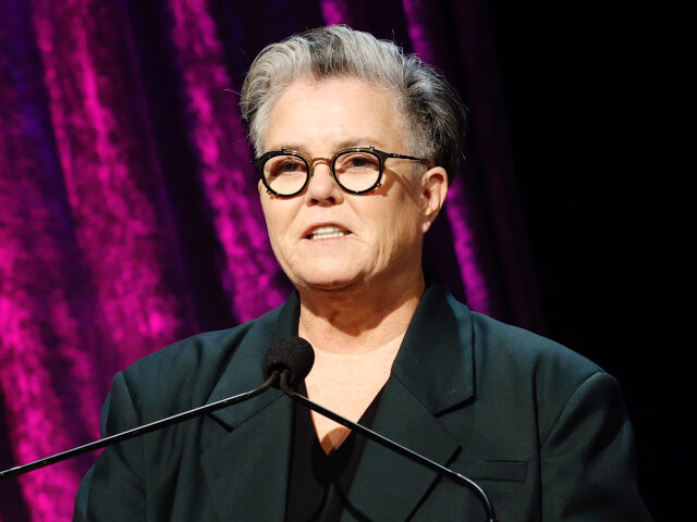 BEVERLY HILLS, CALIFORNIA - OCTOBER 28: Rosie O'Donnell speaks onstage during Friendl