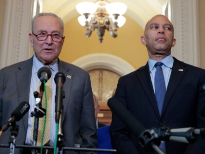 WASHINGTON, DC - JULY 22: Senate Minority Leader Chuck Schumer (D-NY) and House Minority L