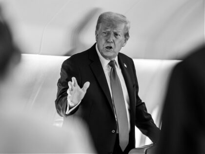 President Donald Trump speaks with Secretary of the Treasury Scott Bessent, Attorney Gener