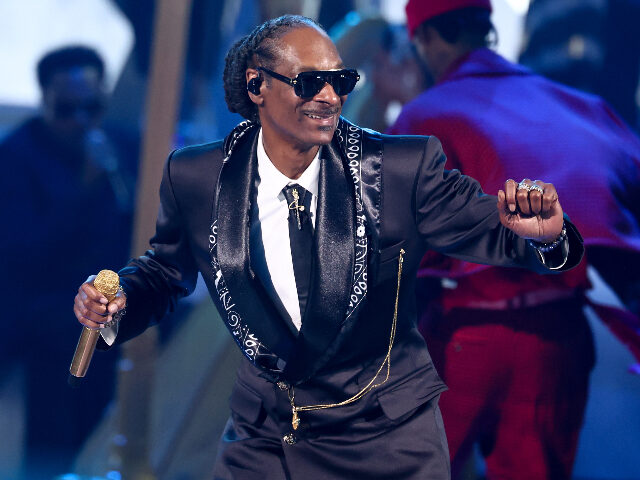 Snoop Dogg performs onstage at the BET Awards 2025 held at the Peacock Theater on June 09,