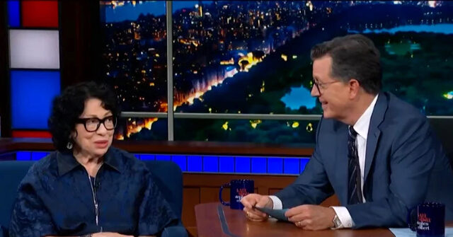 Watch: Stephen Colbert Repeatedly Fact-Checked by Liberal Justice Sotomayor over ICE Deportation Decision