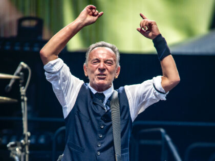 MILAN, ITALY - JUNE 30: Bruce Springsteen performs onstage during a concert at San Siro St