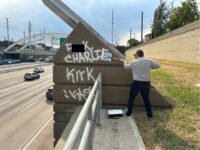 Ted Cruz Cleans Up ‘Hateful’ Anti-Charlie Kirk Graffiti from Highway