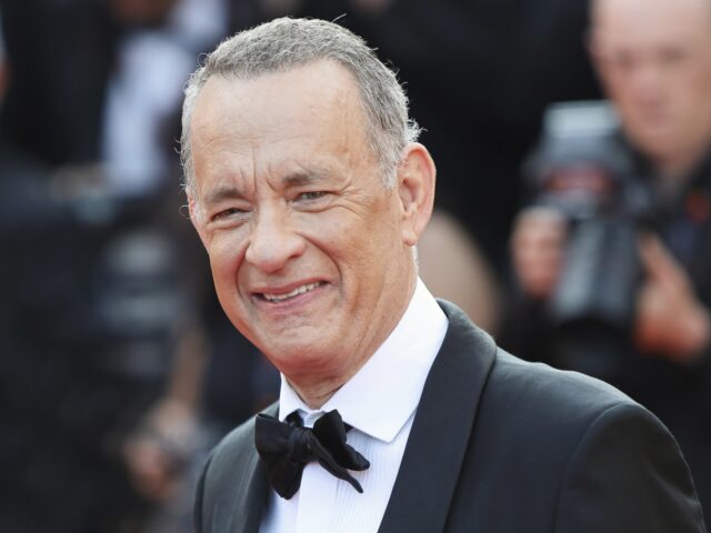om Hanks lors du 76e festival de Cannes le 23 mai 2023. (Photo by Laurent KOFFEL/Gamma-Rap