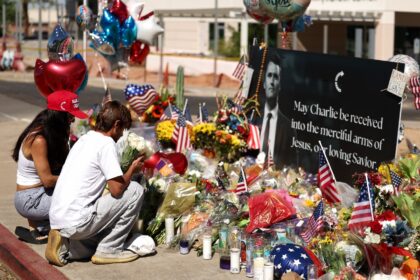 Arizonans mourn Turning Point USA Founder Charlie Kirk outside of the right-wing group