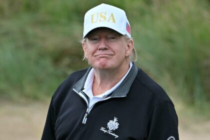 Donald Trump is skipping his usual weekend tee-time to attend the US Open tennis tournamen