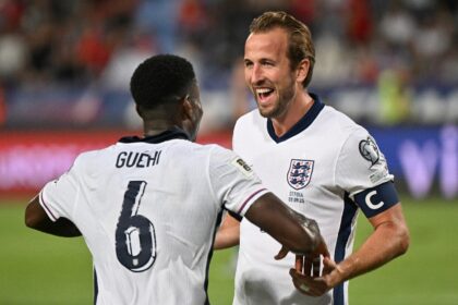 Marc Guehi and Harry Kane were both on the scoresheet for England in Serbia