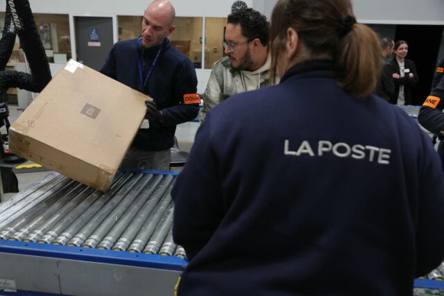 The postal service in France is among those that stopped taking US-bound parcels following