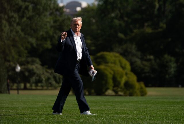 Trump said he had authorized 'Full Force' to be used, without explaining what he