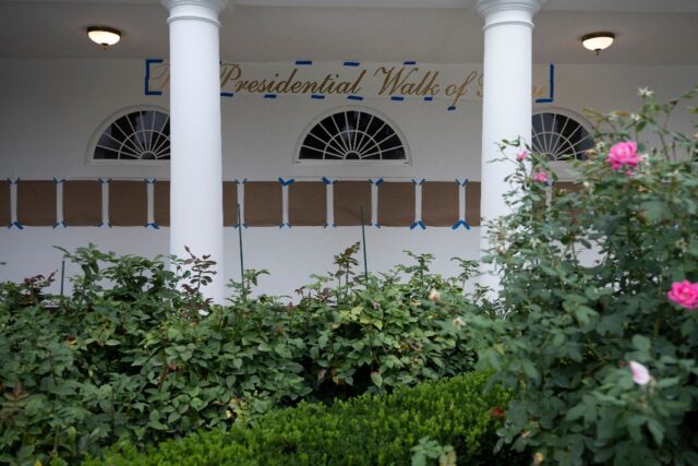 Work has been underway for a while on the 'Walk of Fame'