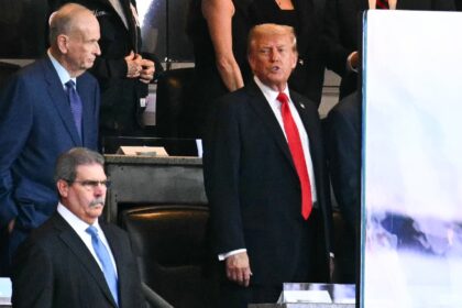US President Donald Trump, seen here at a Yankees baseball game in New York, has committed
