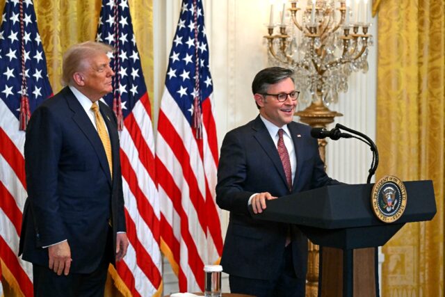 US President Donald Trump is counting on Speaker of the House Mike Johnson (R) to negotiat