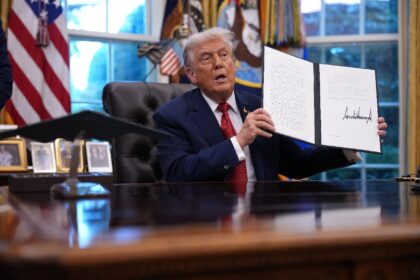 US President Donald Trump signed an executive order approving a sale of TikTok’s US oper