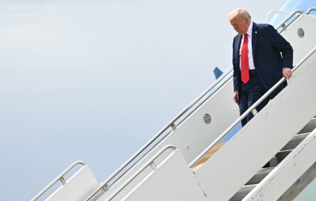 US President Donald Trump's tense exchange with a foreign press reporter was widely d