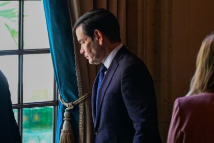 US Secretary of State Marco Rubio attends the Lech Walesa Solidarity Award Ceremony in Cor