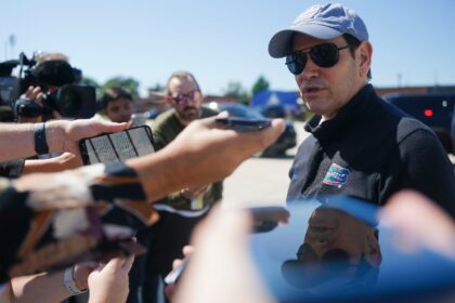 US Secretary of State Marco Rubio speaks to reporters at Joint Base Andrews before departi