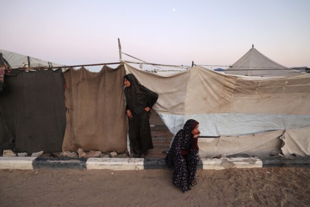 The vast majority of Gaza's more than two million people have been displaced at least