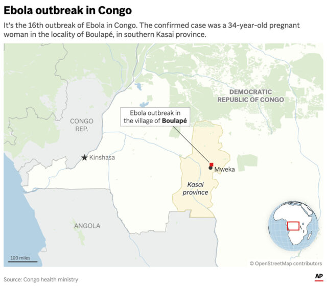 Congo-Ebola The Associated Press