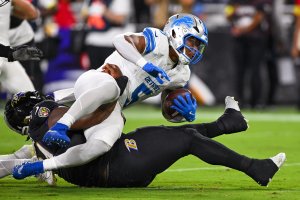 Detroit Lions RBs Montgomery Gibbs Set NFL Rushing TD Duo Record in Win