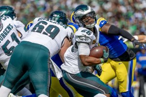 Taylor, Barkley lead Week 4 fantasy football running back rankings