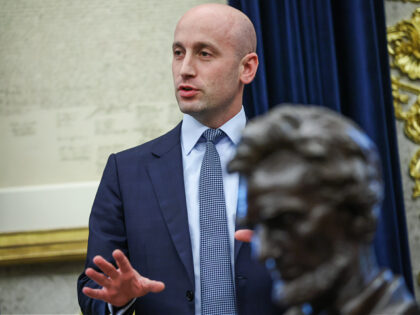 Stephen Miller, deputy White House chief of staff for policy, during a memorandum signing