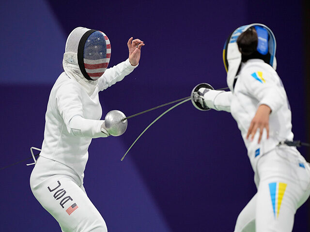 AP24209352790554 Title: Paris Olympics Fencing Image ID: 24209352790554 Article: United States' Margherita