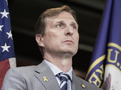 Rep. Dan Goldman, D-N.Y., listens during a news conference at the U.S. Capitol, Wednesday,