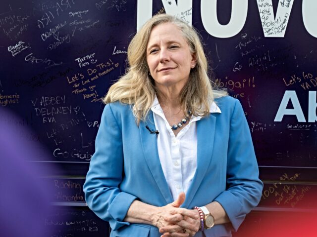 Abigail Spanberger FAIRFAX, VA - JUNE 26: Abigail Spanberger is conducting a bust tour through Virginia to co