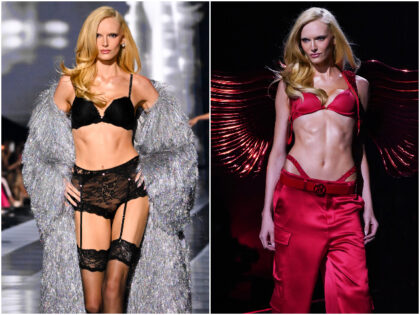 Alex Consani at the 2025 Victoria's Secret Fashion Show held at Steiner Studios on Oc