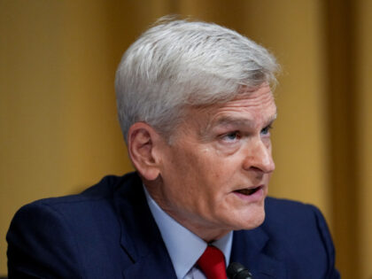 Senator Bill Cassidy, a Republican from Louisiana, during a Senate Finance Committee heari
