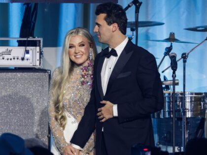 Charlie Kirk with his wife