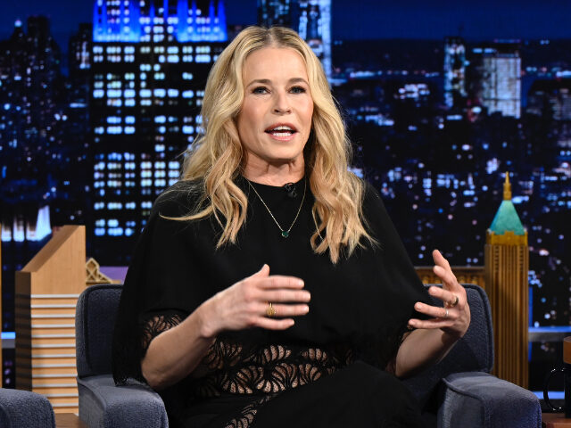 Chelseahandler THE TONIGHT SHOW STARRING JIMMY FALLON -- Episode 2097 -- Pictured: (l-r) Comedian Chelsea