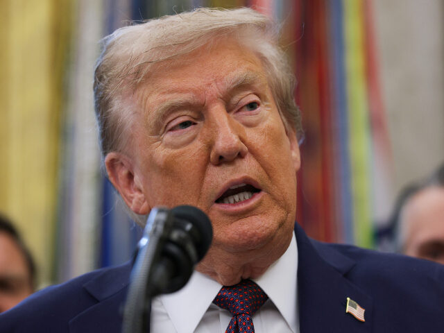 Donald Trump U.S. President Donald Trump speaks to the media in the Oval Office at the White House on S