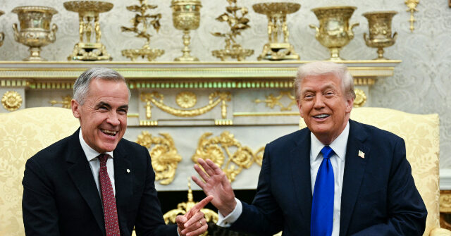 Trump Cracks Joke About U.S.-Canada ‘Merger’ During Meeting with PM Carney