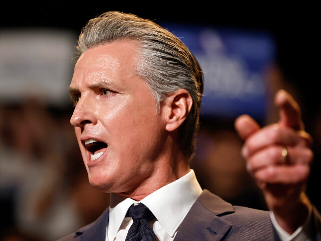 Gavin Newsom California Gov. Gavin Newsom speaks about the “Election Rigging Response Act” at a pre