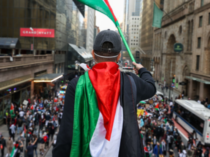 NEW YORK, USA - MAY 11: Almost a thousand of people are gathered in front of the consulate