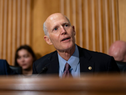 Senator Rick Scott, a Republican from Florida, speaks during a Senate Foreign Relations Co