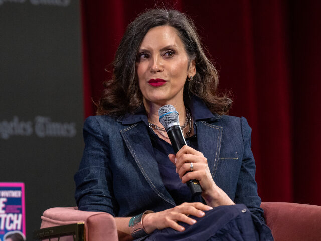 LOS ANGELES, CALIFORNIA - APRIL 27: Michigan Governor Gretchen Whitmer attends the Los Ang
