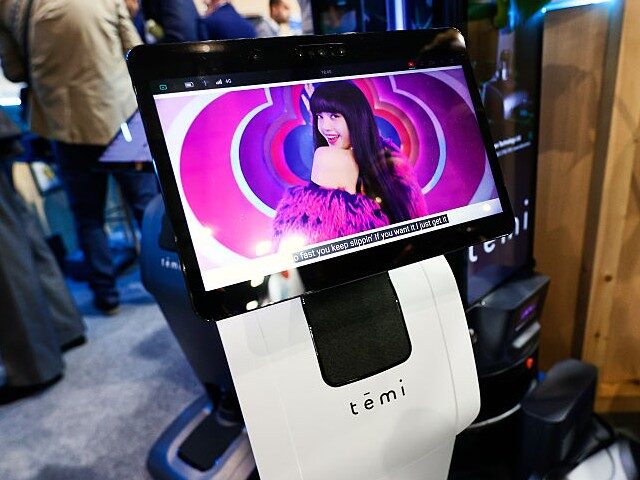 GettyImages-2231800356 The Temi 3 robot, a video-oriented autonomous personal AI assistant robot developed by the