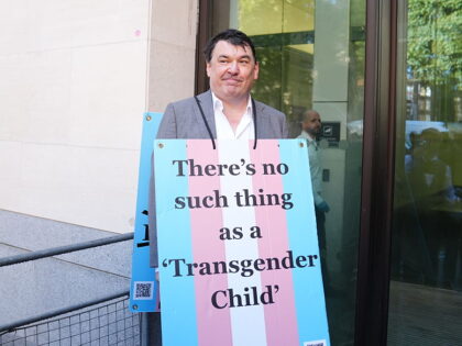 Father Ted co-creator Graham Linehan at Westminster Magistrates' Court, London, for h
