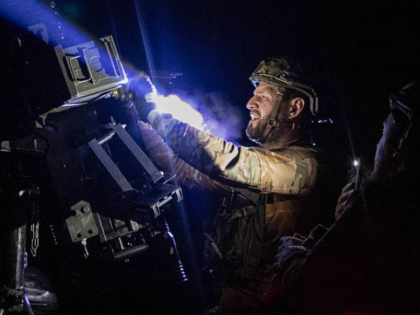 CHERNOBYL, UKRAINE - AUGUST 28: Rifleman (machine gunner's assistant) Daniiil Serhiiovych