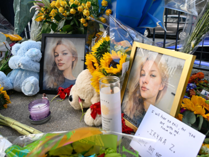 CHARLOTTE, NORTH CAROLINA - SEPTEMBER 11: A view of the memorial dedicated to slain 23-yea