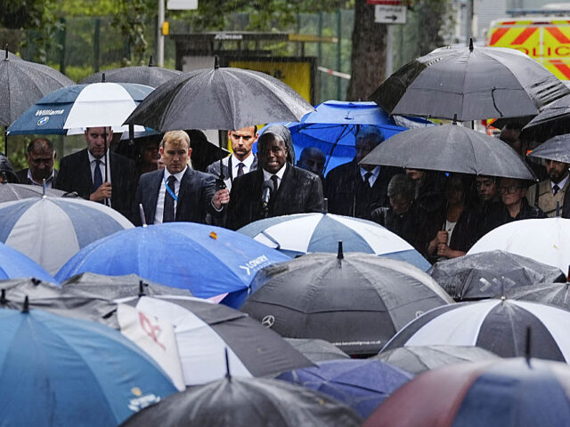 Manchester synagogue incident Deputy Prime Minister and Justice Secretary David Lammy speaking at a vigil near the scene