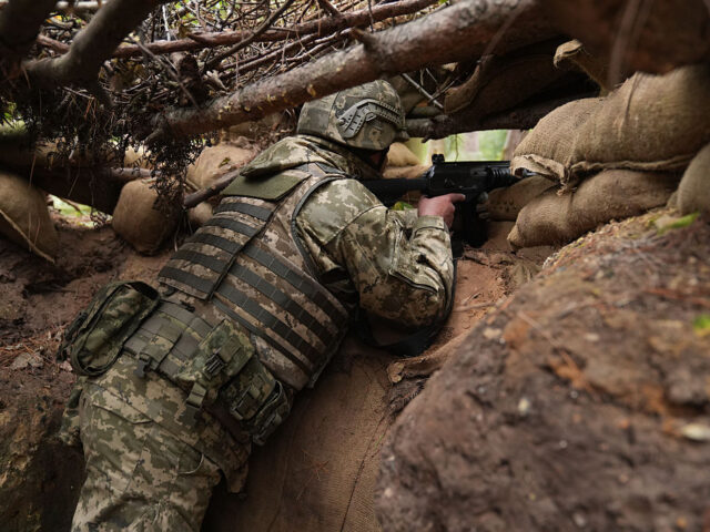 Russian invasion of Ukraine Ukrainian soldiers, who are still undergoing their leadership training course as part of t
