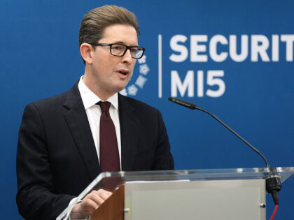 LONDON, ENGLAND - OCTOBER 16: Director General of MI5 Sir Ken McCallum, delivers the annua